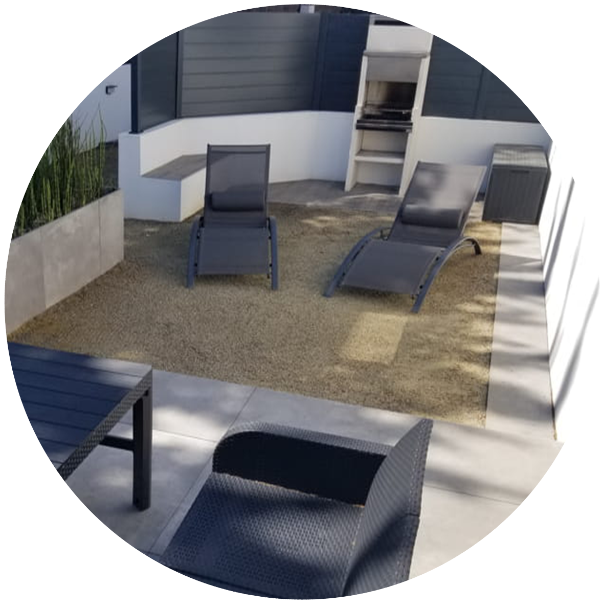 Image arrondie barbecue rive